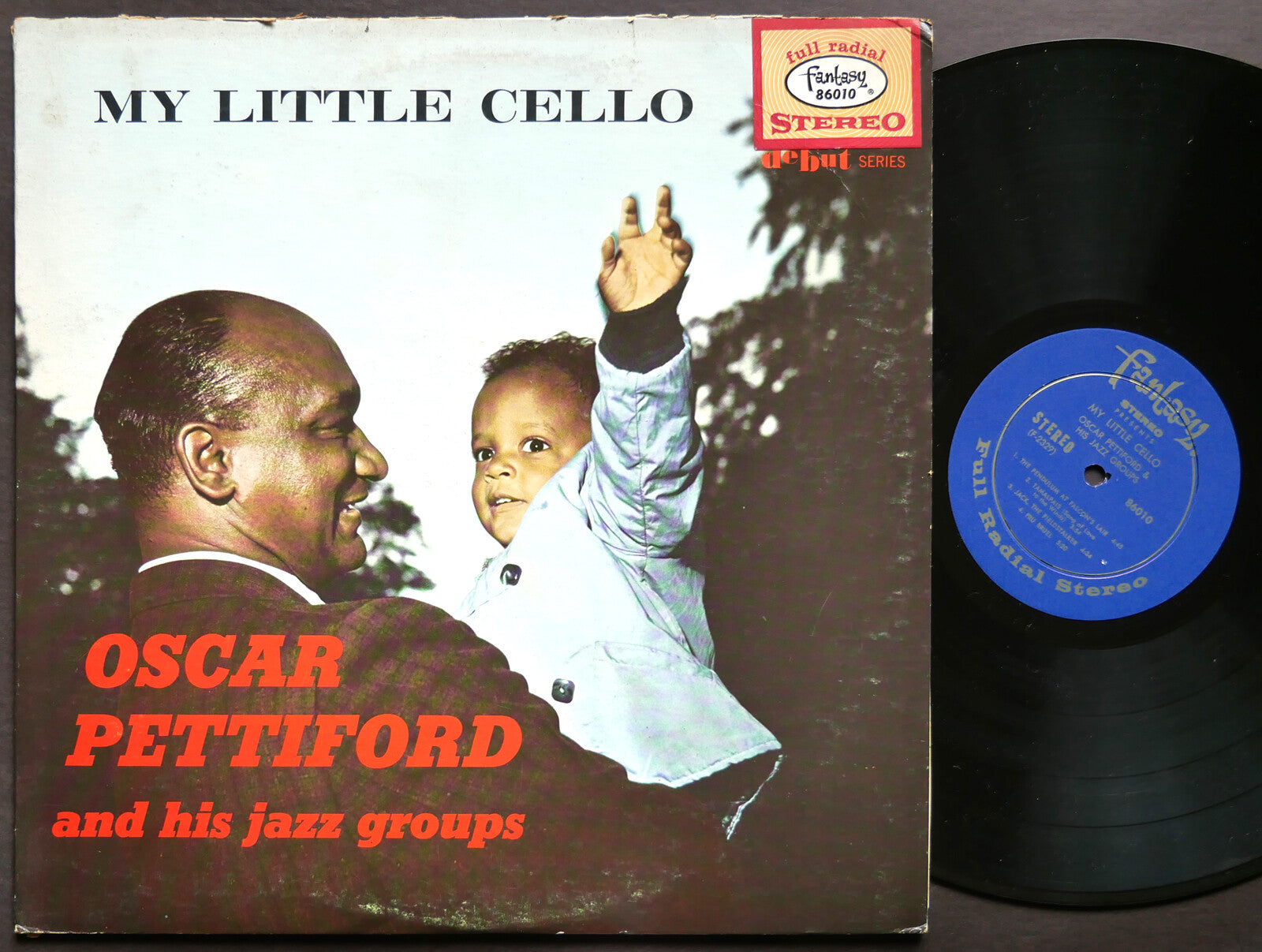 OSCAR PETTIFORD My Little Cello LP FANTASY 86010 DG Charles Mingus Walter Bishop