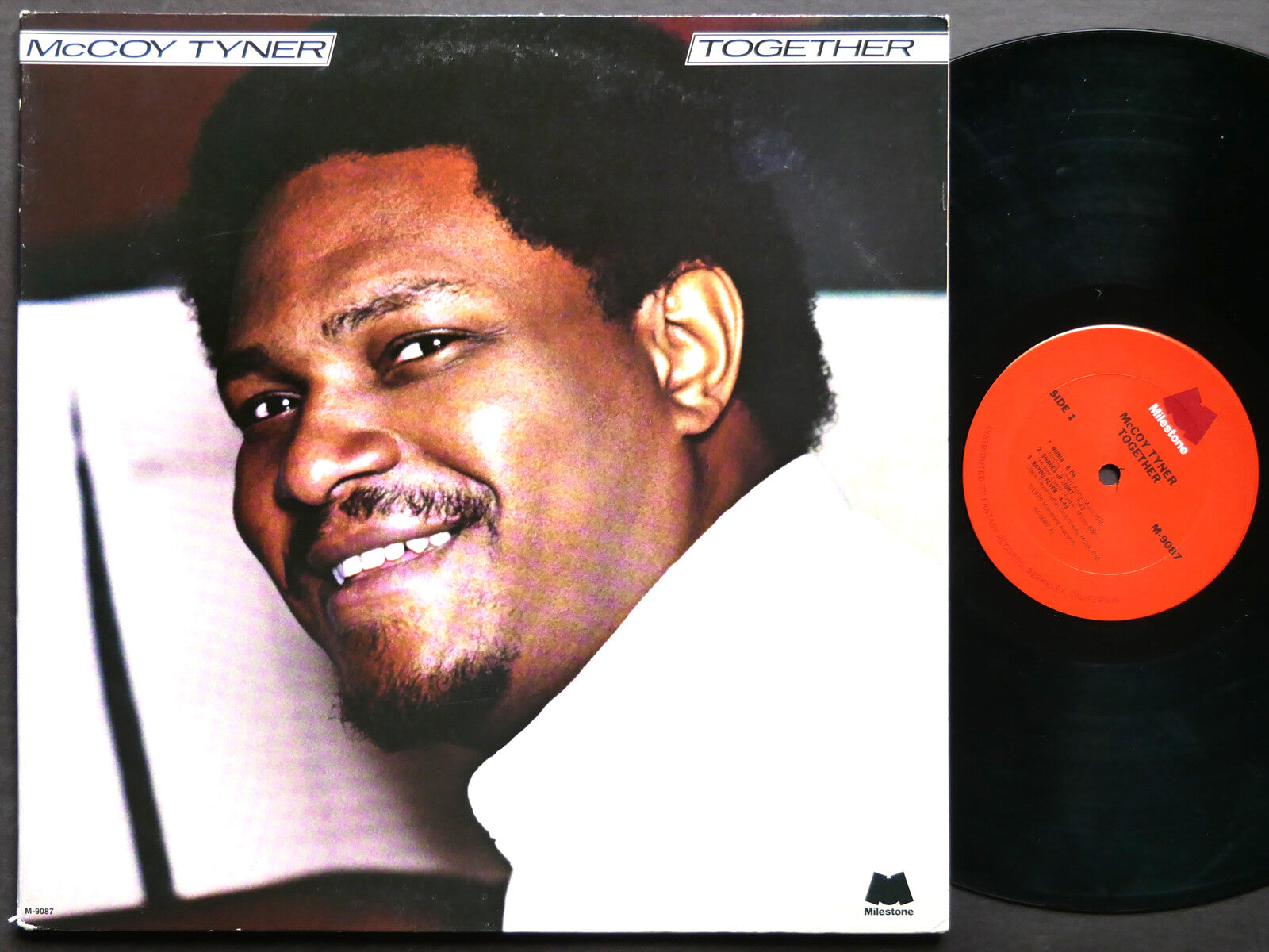 MCCOY TYNER Together LP MILESTONE M 9087 US '79 Bobby Hutcherson Freddie Hubbard