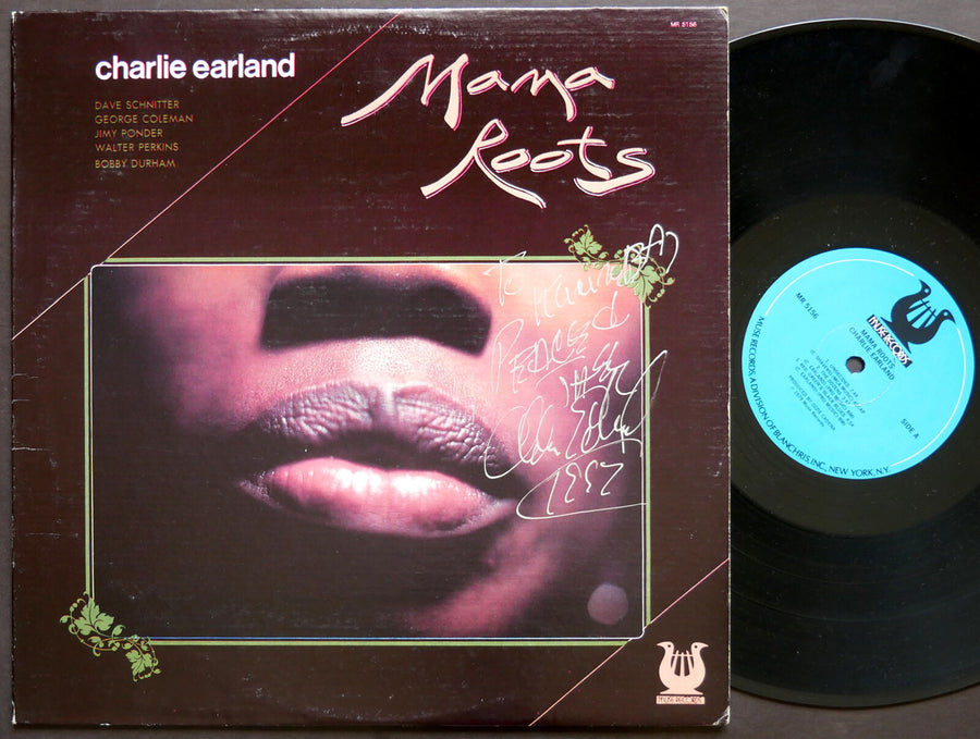 SIGNED by CHARLIE EARLAND Mama Roots LP MUSE RECORDS MR 5156 US 1978 JAZZ