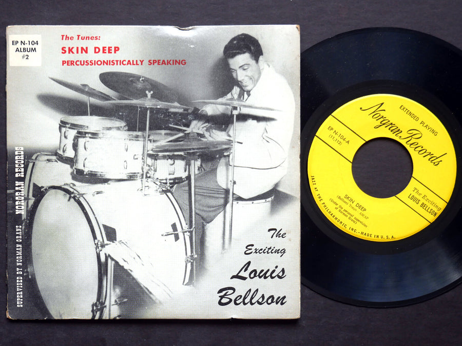 LOUIS BELLSON The Exciting Album #2 EP 7" NORGRAN RECORDS EP N-104 US 1954 JAZZ