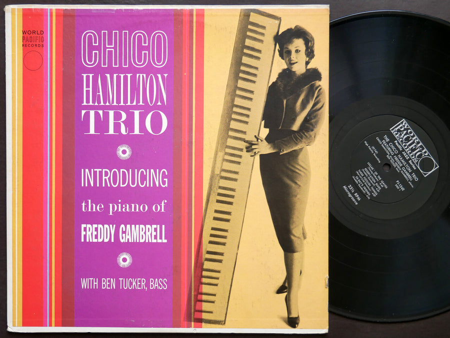 CHICO HAMILTON TRIO The Piano Of Freddy Gambrell LP WORLD PACIFIC PJ-1242 MONO
