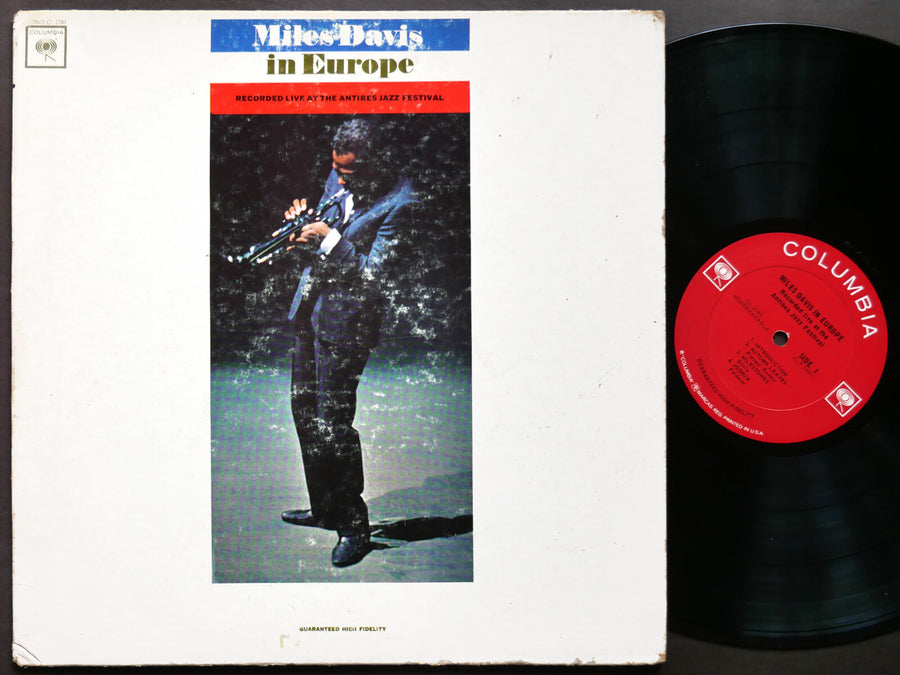 MILES DAVIS In Europe LP COLUMBIA CL2183 2EYE MONO Herbie Hancock George Coleman