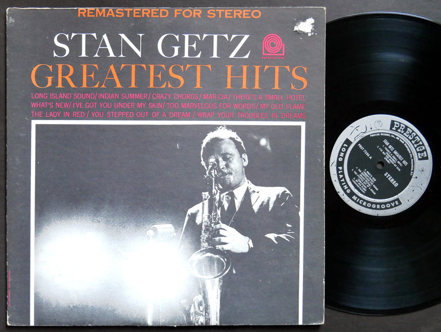 STAN GETZ Greatest Hits LP PRESTIGE PRST 7256 US 1963 Roy Haynes Percy Heath
