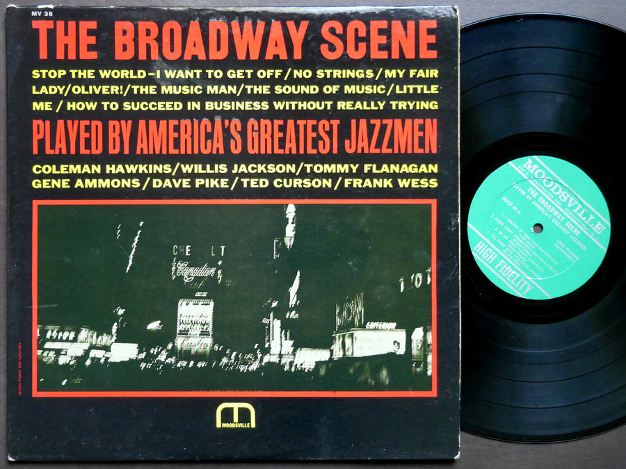 TOMMY FLANAGAN COLEMAN HAWKINS The Broadway Scene LP MOODSVILLE MVLP 38 RVG MONO