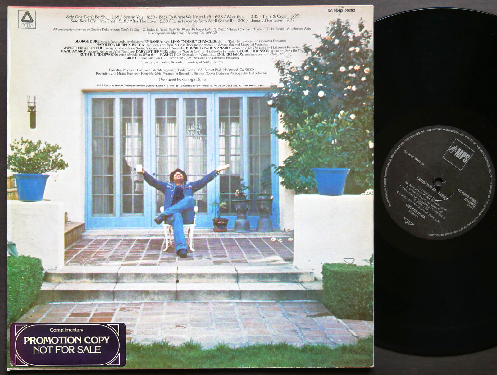 GEORGE DUKE Liberated Fantasies LP MPS RECORDS 5C 064D-99392 NETHERLANDS 1977