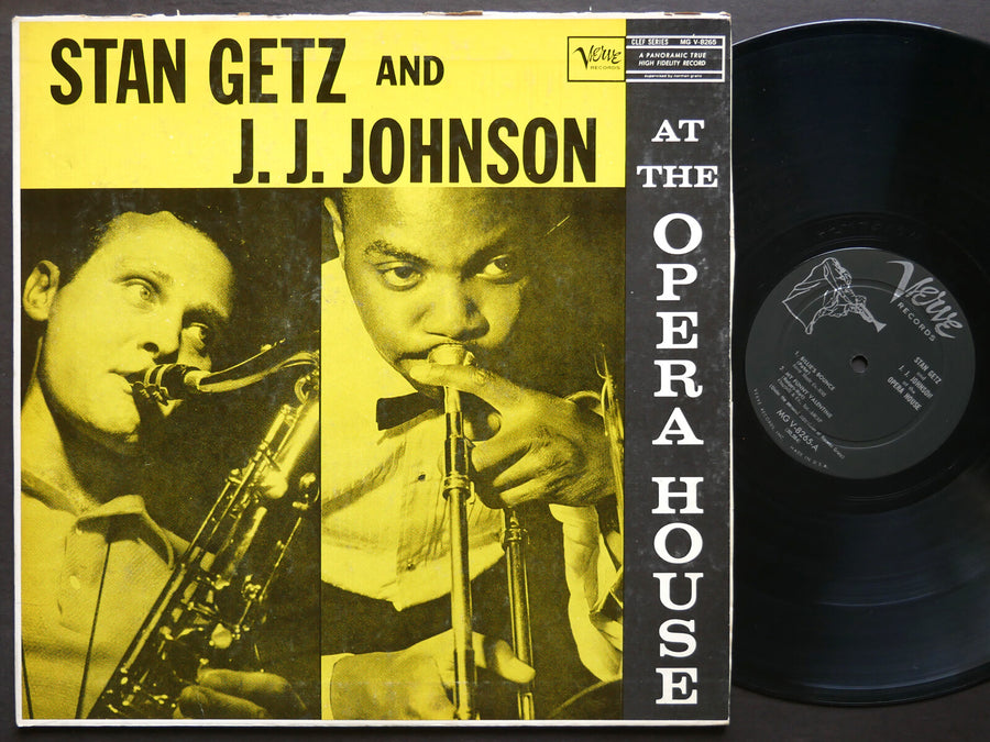 STAN GETZ J.J. JOHNSON At The Opera House LP VERVE RECORDS MG V-8265 DG MONO