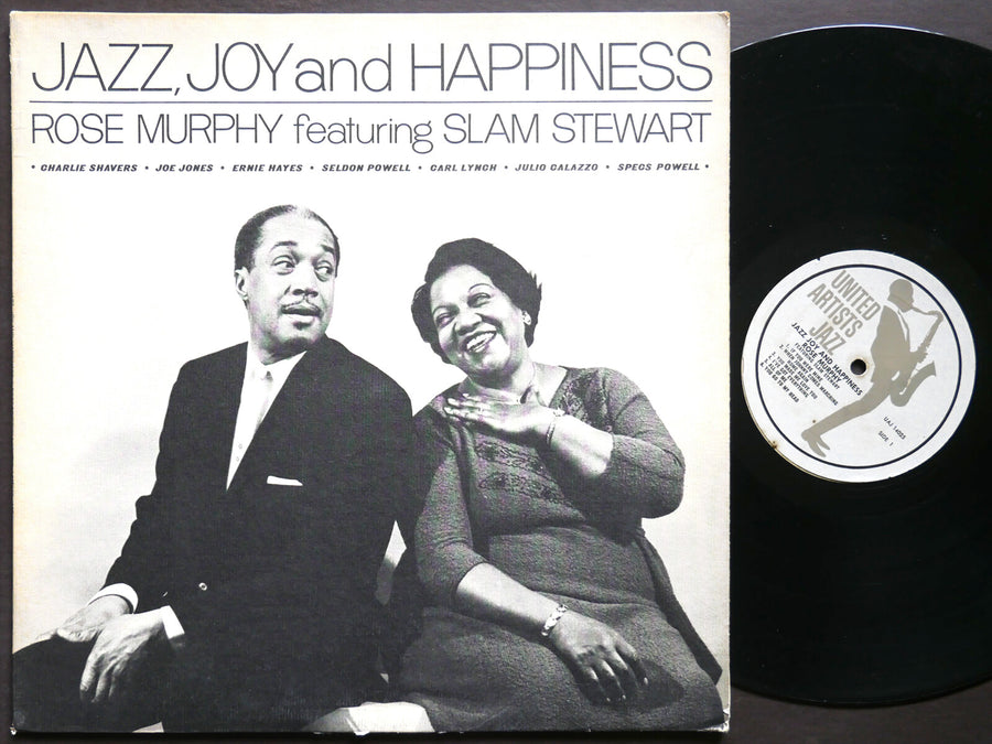 ROSE MURPHY SLAM STEWART Jazz, Joy And Happiness LP UNITED ARTISTS UAJ 14025 EAR