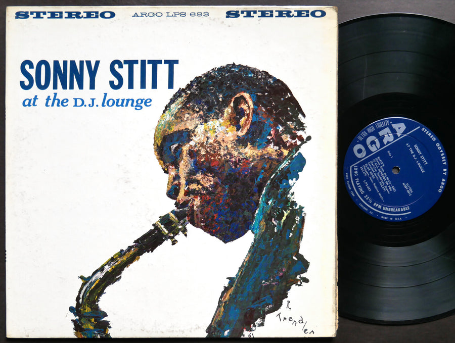 SONNY STITT At The D.J. Lounge LP ARGO RECRDS LPS-683 US 1961 JAZZ DG STEREO