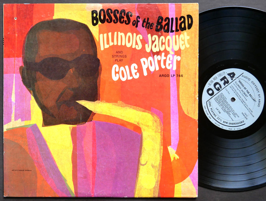 ILLINOIS JACQUET Bosses Of The Ballad LP ARGO LP-746 US 1964 JAZZ DG MONO