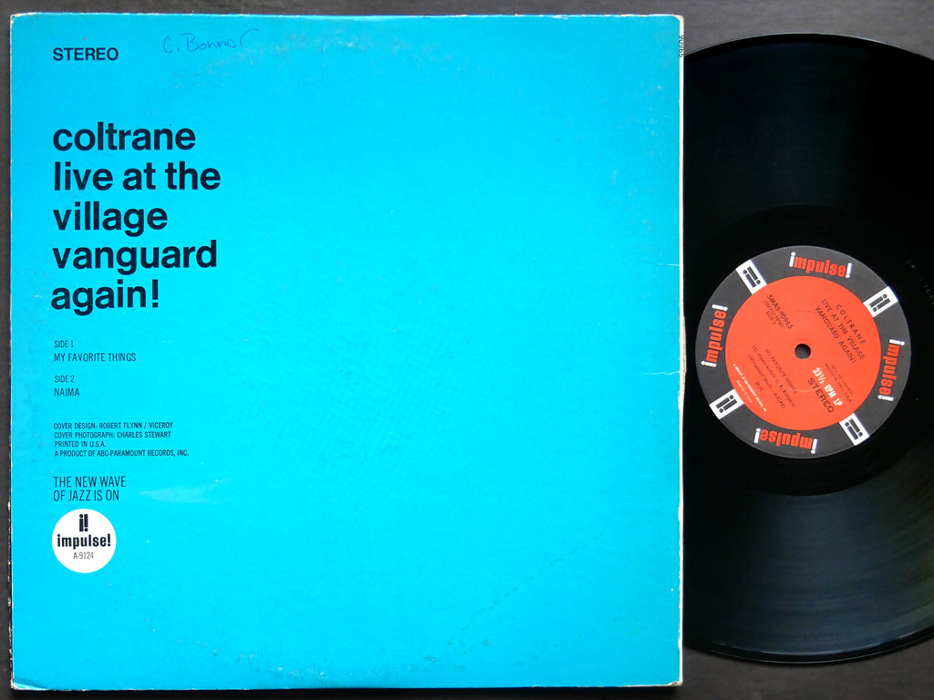 JOHN COLTRANE Live At The Village Vanguard Again! LP IMPULSE! SMAS-90965 US 1966