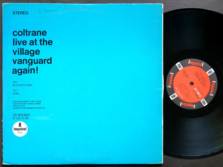 JOHN COLTRANE Live At The Village Vanguard Again! LP IMPULSE! SMAS-90965 US 1966