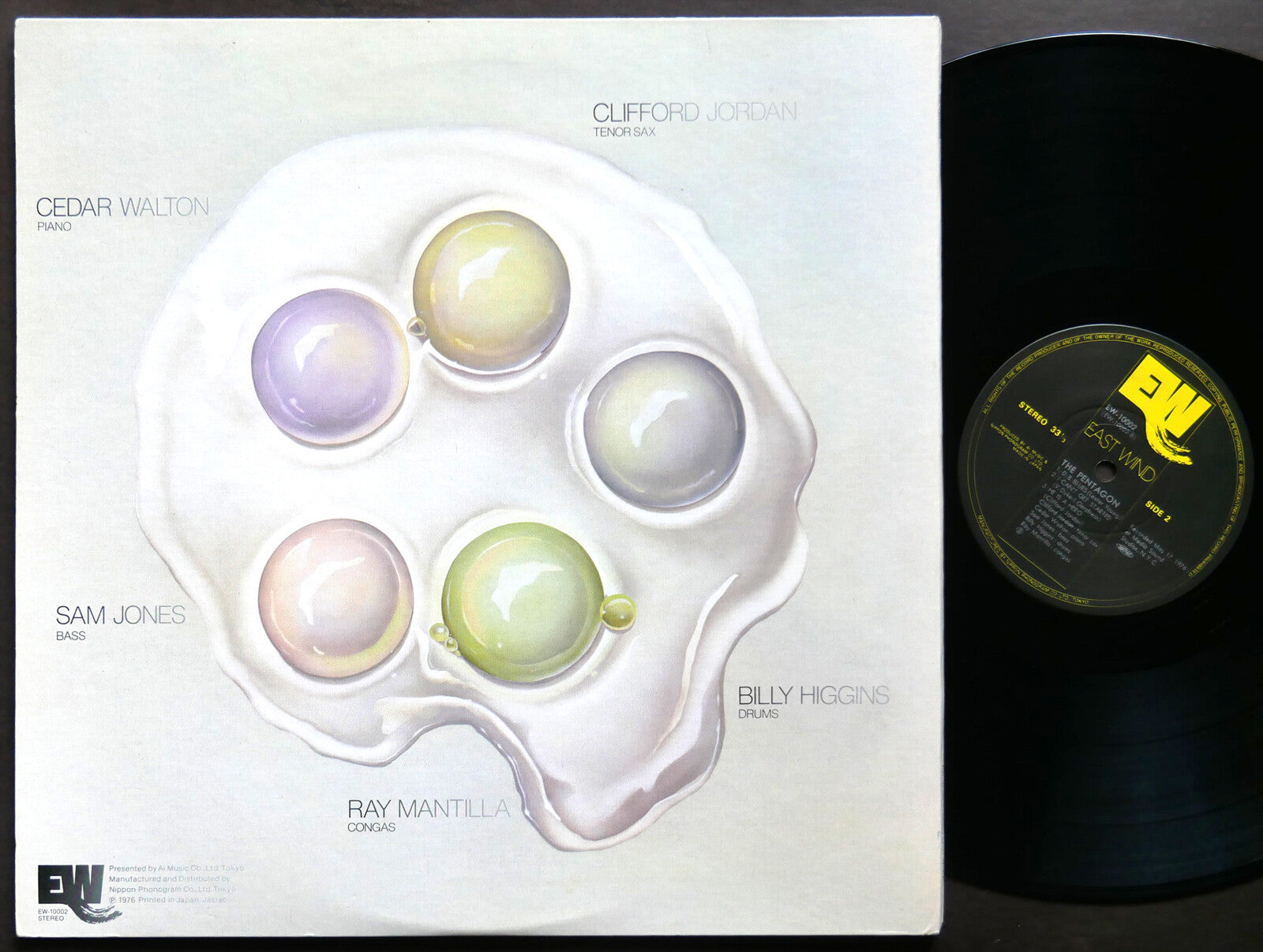 THE PENTAGON LP EAST WIND EW-10002 JAPAN 1976 Clifford Jordan Cedar Walton