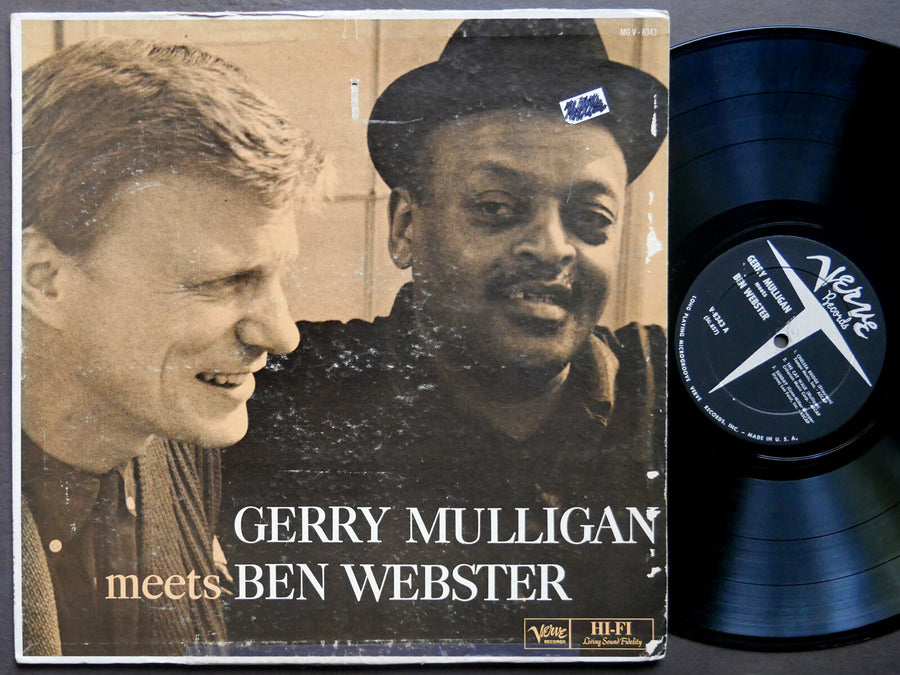 GERRY MULLIGAN Meets BEN WEBSTER LP VERVE RECORDS MG V-8343 US 1960 DG MONO