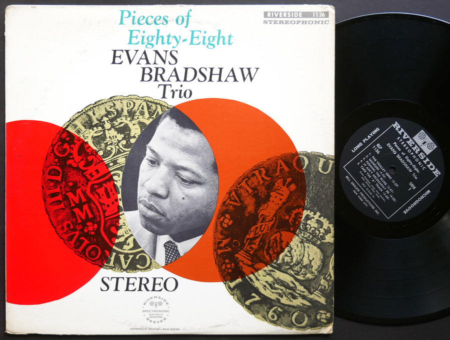 EVANS BRADSHAW TRIO Pieces Of Eighty-Eight LP RIVERSIDE RLP 1136 US 1959 JAZZ ST