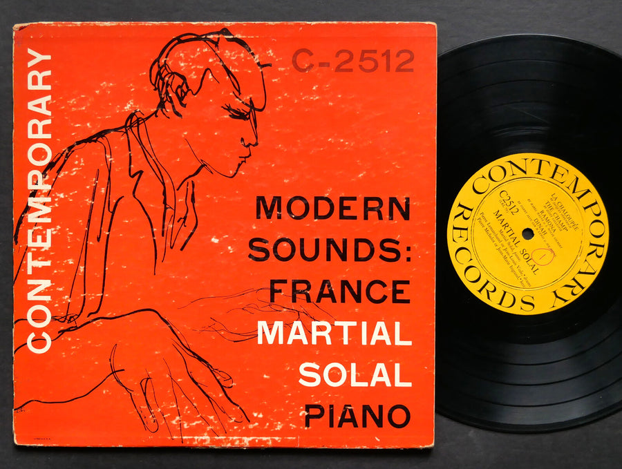 MARTIAL SOLAL Modern Sounds: France 10" LP CONTEMPORARY C 2512 US 1954 DG MONO