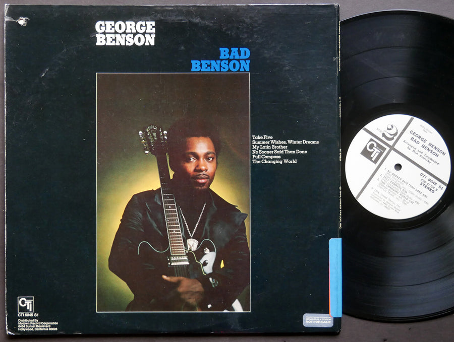 GEORGE BENSON Bad Benson LP CTI RECORDS CTI 6045 US 1974 RVG PROMO Kenny Barron