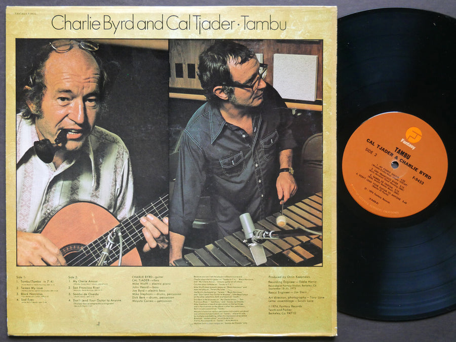 CAL TJADER CHARLIE BYRD Tambu LP FANTASY F-9453 US 1974 Bossanova Latin Jazz