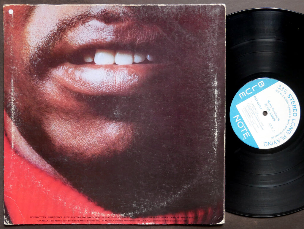 ELVIN JONES Merry Go Round LP BLUE NOTE BST 84414 US 1972 UA JAZZ Chick Corea