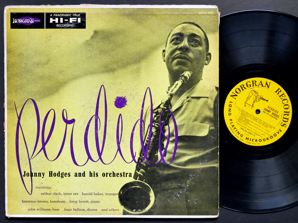 JOHNNY HODGES Perdido LP NORGRAN RECORDS MGN 1091 US 1957 DG MONO JAZZ
