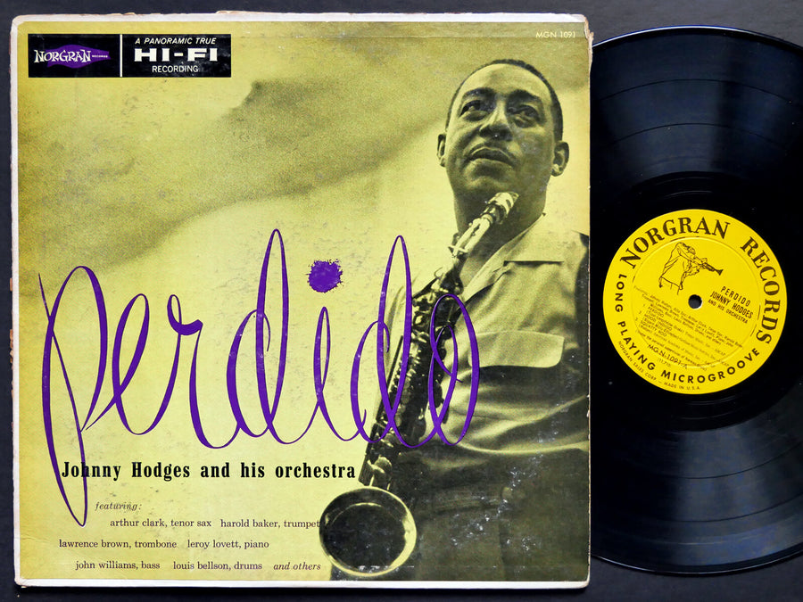 JOHNNY HODGES Perdido LP NORGRAN RECORDS MGN 1091 US 1957 DG MONO JAZZ