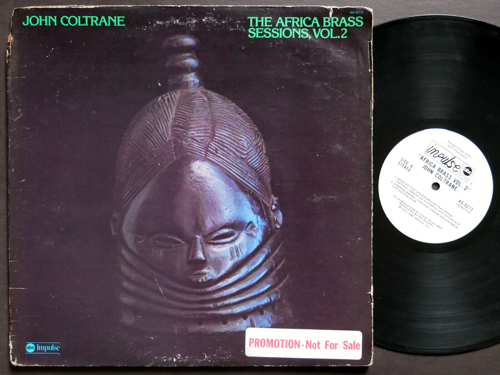 JOHN COLTRANE Africa Brass Sessions Vol. 2 LP IMPULSE! AS-9273 PROMO Eric Dolphy