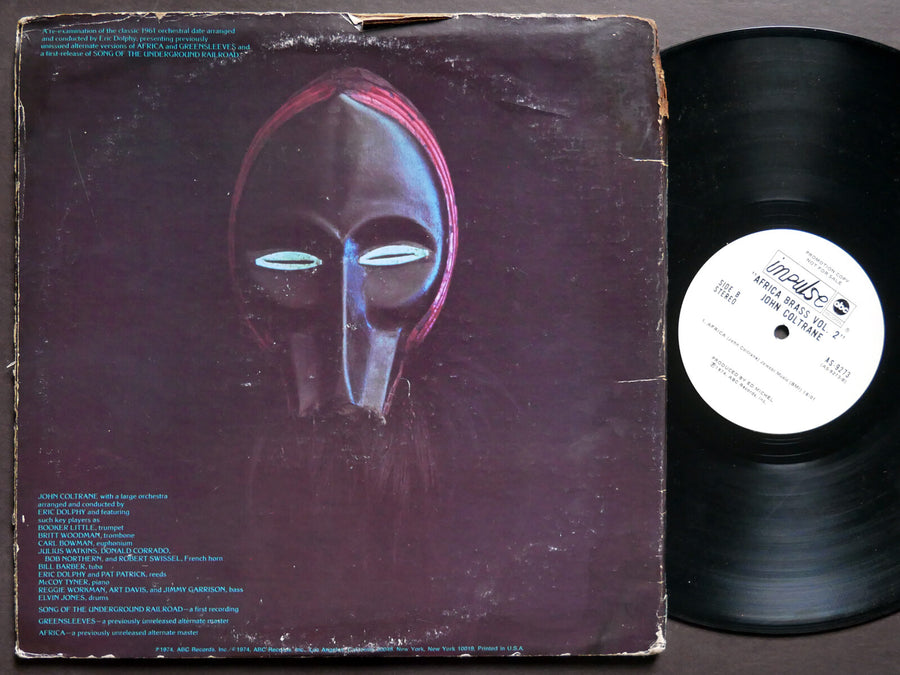 JOHN COLTRANE Africa Brass Sessions Vol. 2 LP IMPULSE! AS-9273 PROMO Eric Dolphy