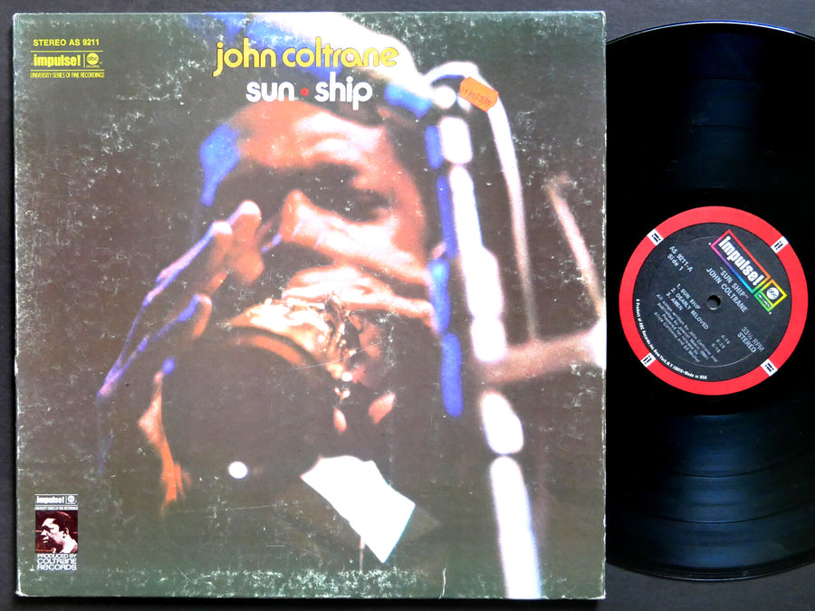 JOHN COLTRANE Sun Ship LP IMPULSE! AS-9211 US 1971 McCoy Tyner Elvin Jones CLEAN