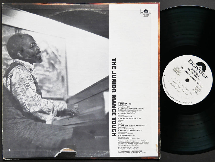 JUNIOR MANCE The Junior Mance Touch LP POLYDOR PD 5051 US 1973 Jazz Funk PROMO