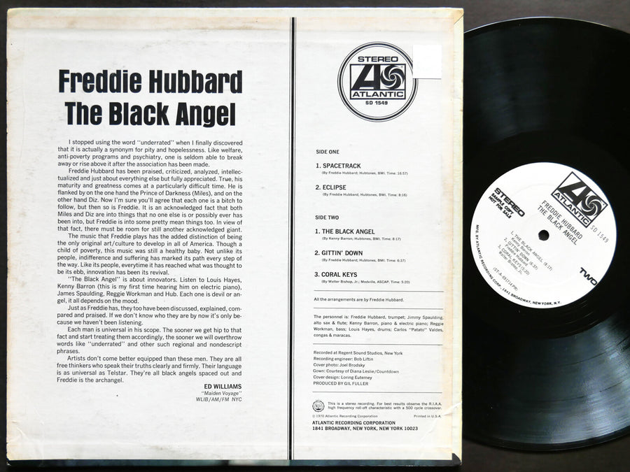 FREDDIE HUBBARD The Black Angel LP ATLANTIC SD 1549 US 1970 PROMO Kenny Barron