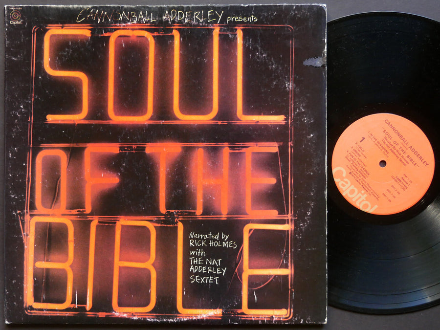CANNONBALL NAT ADDERLEY RICK HOLMES Soul Of The Bible 2 x LP CAPITOL SABB-11120