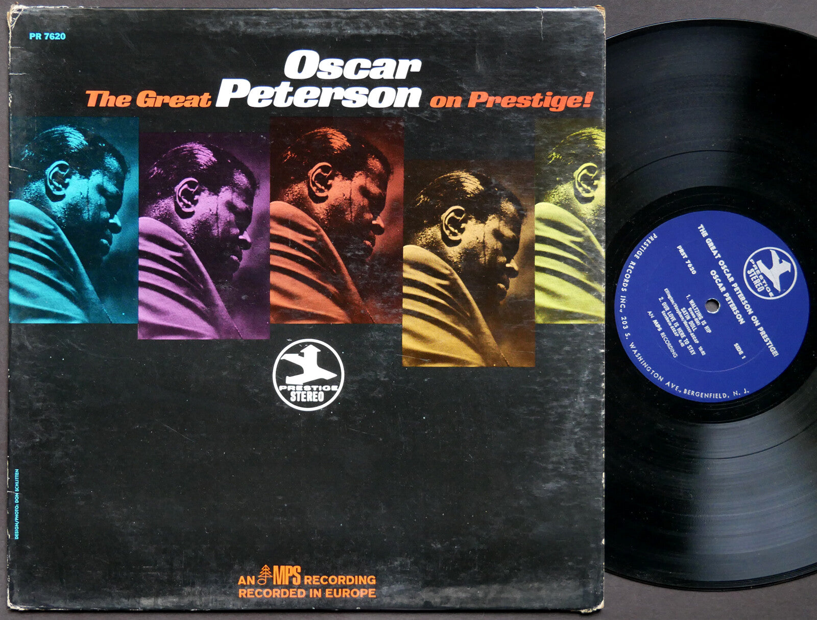 OSCAR PETERSON The Great Oscar Peterson On Prestige LP PRESTIGE PRST 7620 US '68