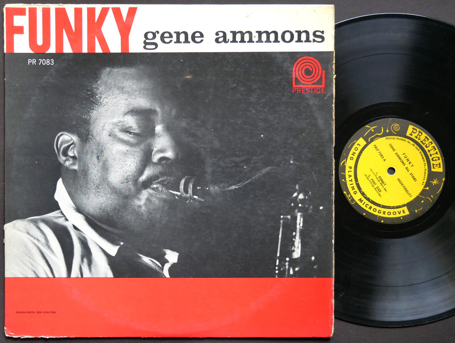 GENE AMMONS Funky LP PRESTIGE 7083 MONO Mal Waldron Jackie McLean Doug Watkins