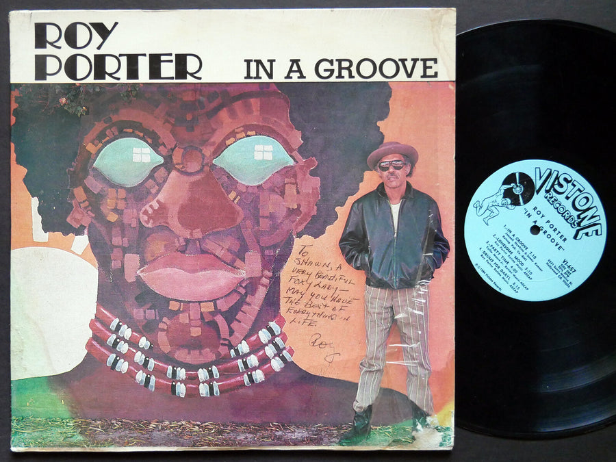 ROY PORTER In A Groove LP VISTONE RECORDS VI-657 US 1984 Jazz Funk AUTOGRAPHED