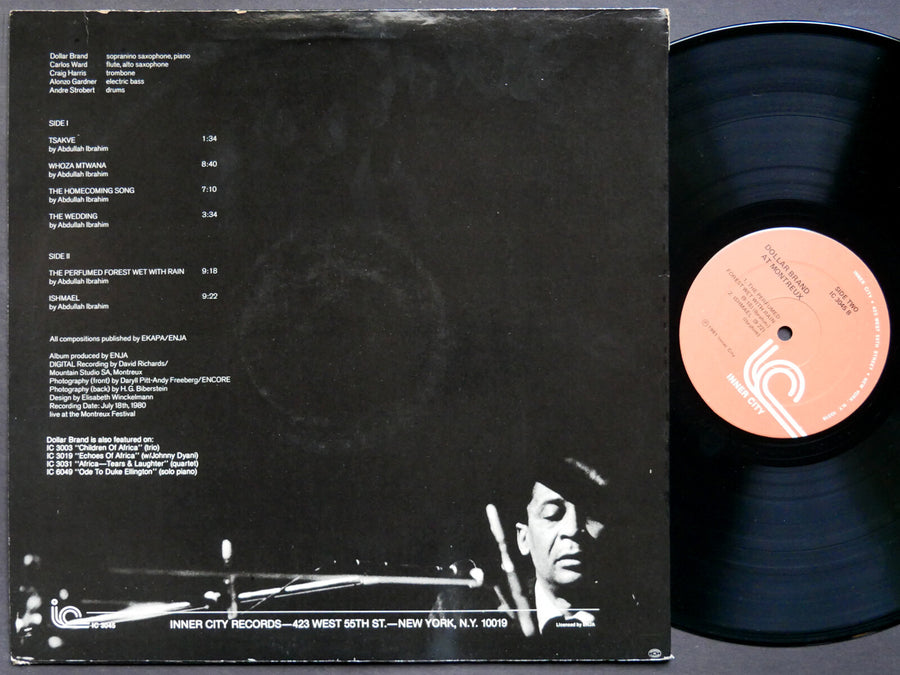DOLLAR BRAND At Montreux LP INNER CITY RECORDS IC 3045 US 1981 JAZZ CLEAN