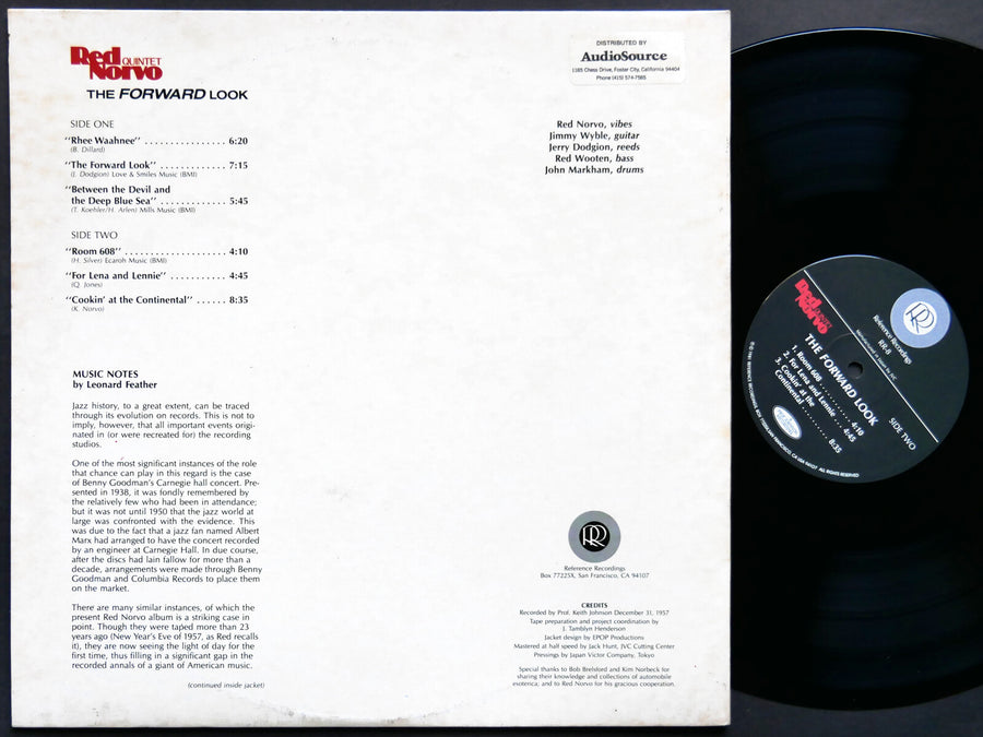RED NORVO Quintet The Forward Look LP REFERENCE RECORDINGS RR-8 US 1981 JAZZ VG+