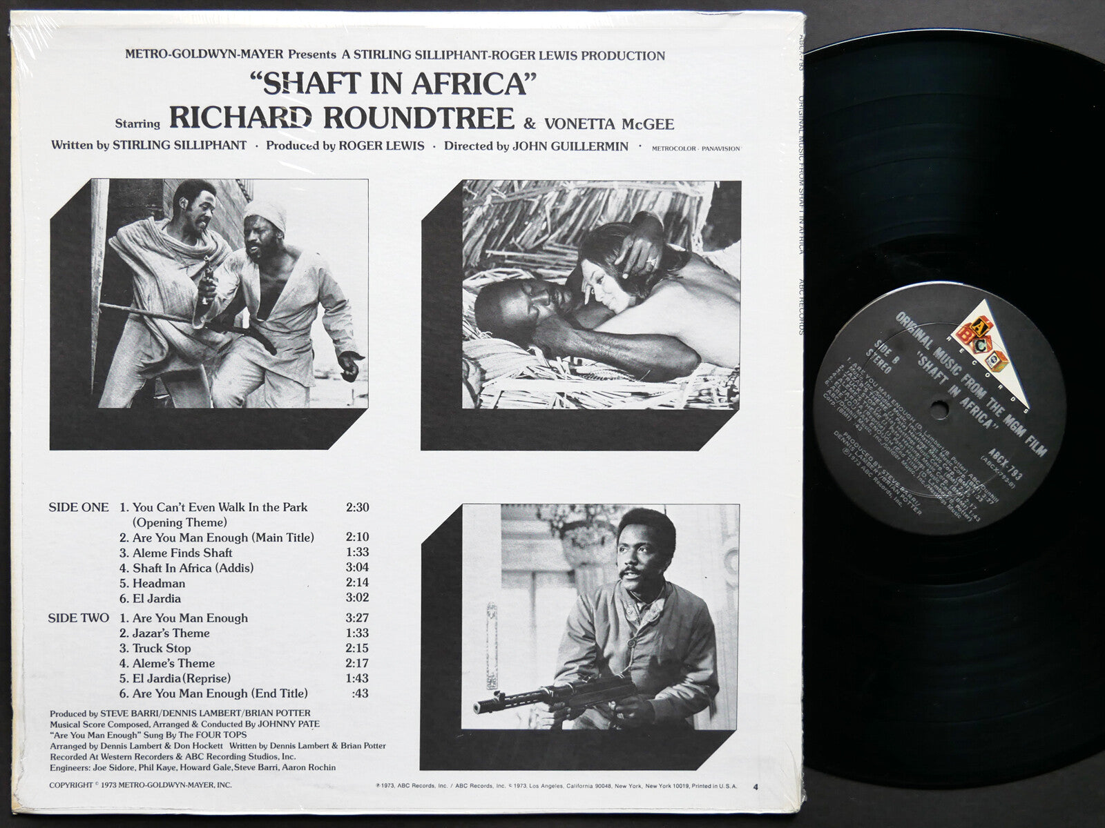 JOHNNY PATE Shaft In Africa LP ABC RECORDS ABCX-793 US 1973 Soul Funk