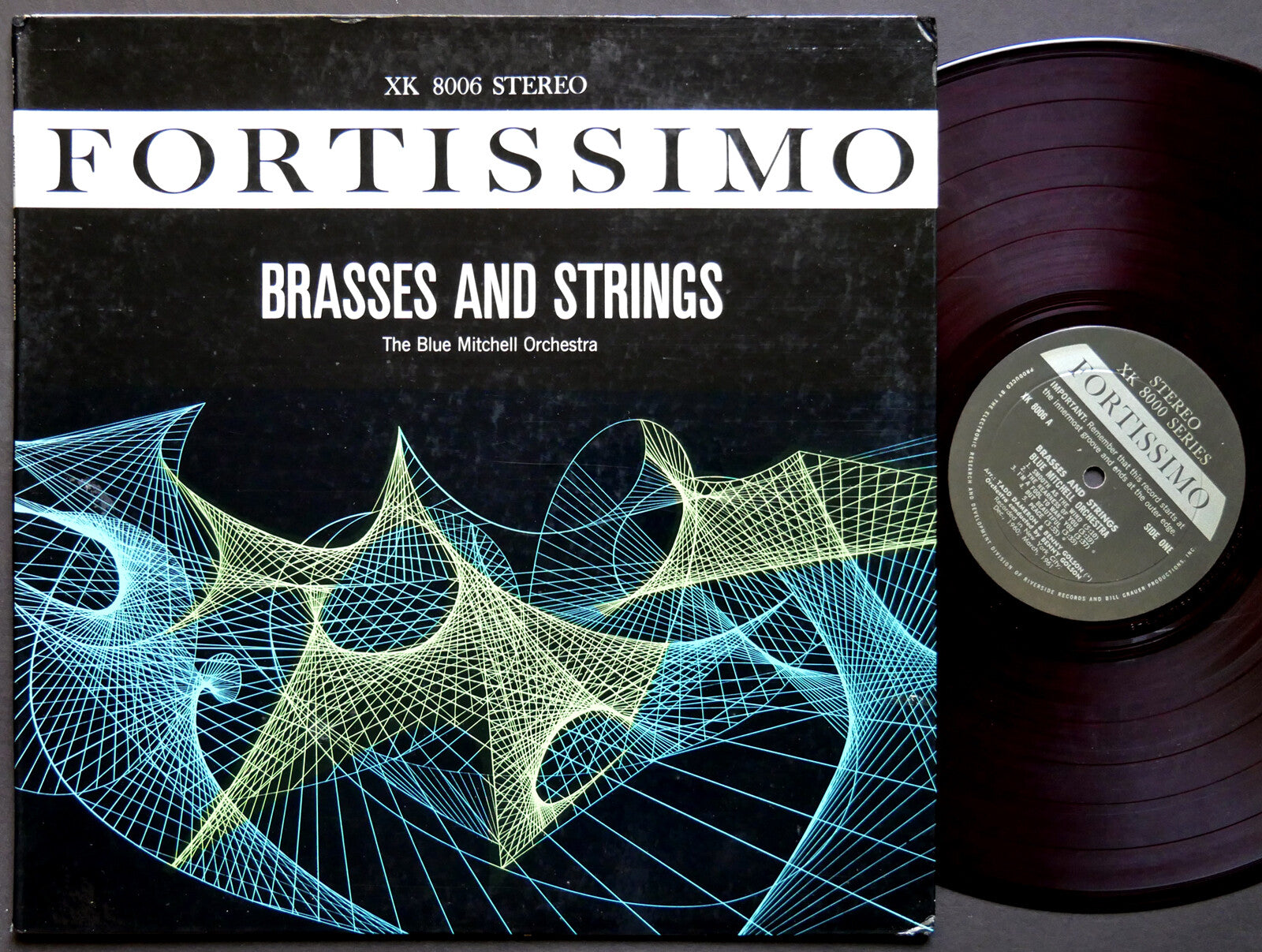 BLUE MITCHELL Brasses And Strings LP FORTISSIMO XK 8006 US 1961 Tommy Flanagan