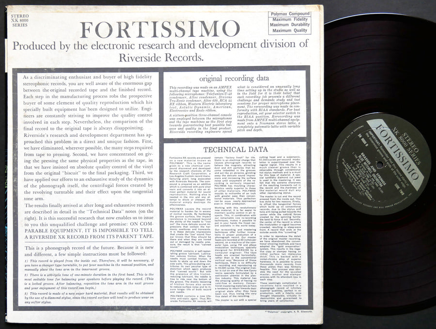 BLUE MITCHELL Brasses And Strings LP FORTISSIMO XK 8006 US 1961 Tommy Flanagan