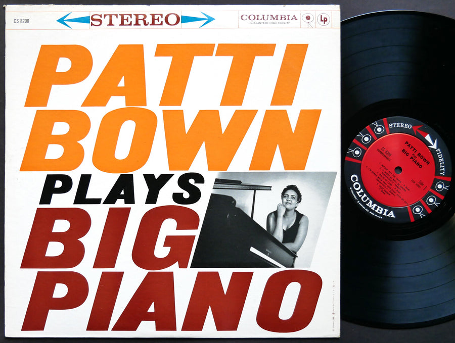 PATTI BOWN Plays Big Piano LP COLUMBIA CS 8208 US 1959 JAZZ 6-EYE DG ST
