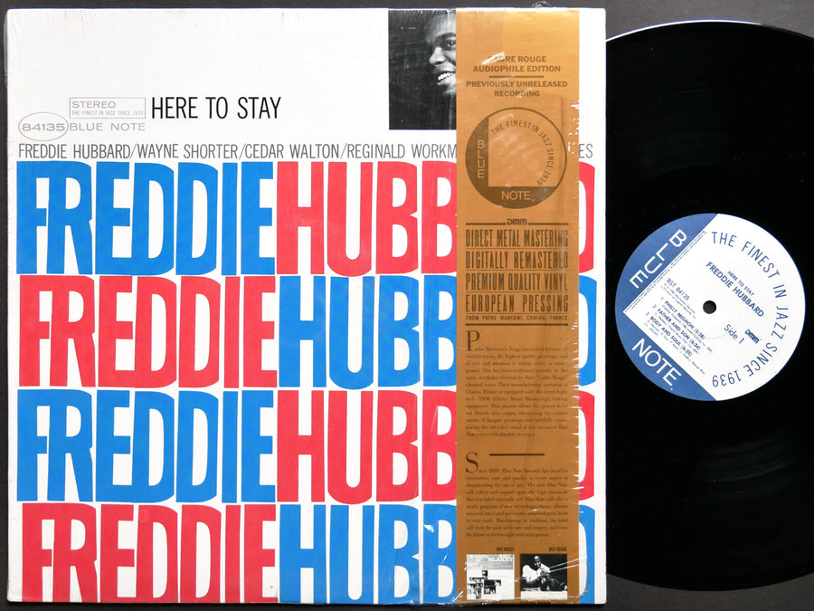 FREDDIE HUBBARD Here To Stay LP BLUE NOTE BST 84135 US 1985 JAZZ Wayne Shorter