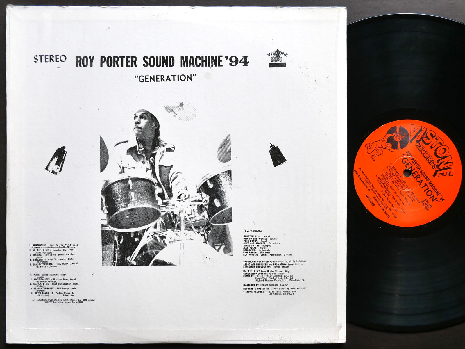 ROY PORTER Sound Machine '94 Generation LP VISTONE RECORDS VIS-658 US 1994 CLEAN