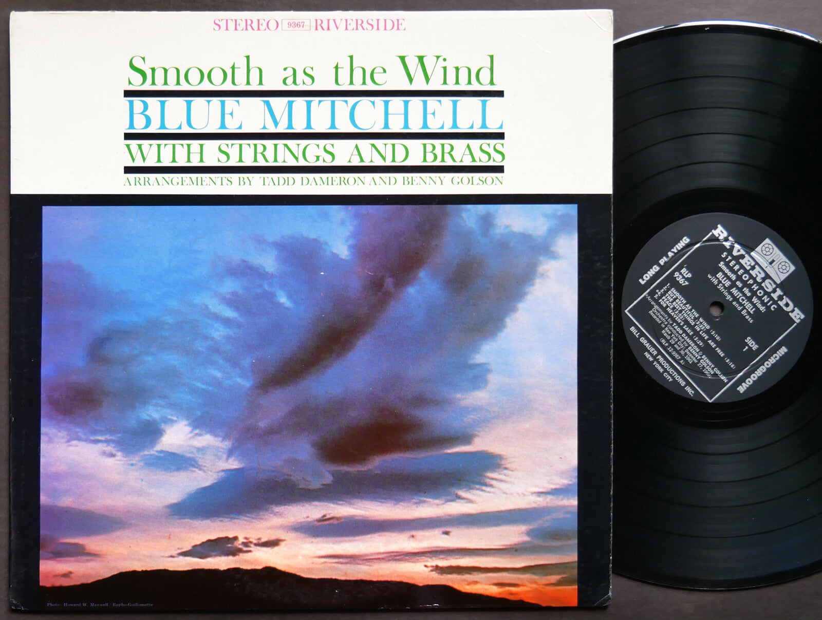 BLUE MITCHELL Smooth As The Wind LP RIVERSIDE RLP 367 DG ST Tommy Flanagan CLEAN