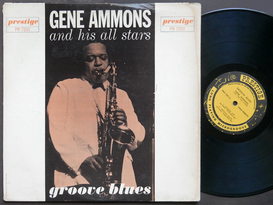 GENE AMMONS Groove Blues LP PRESTIGE 7201 NJ RVG MONO John Coltrane Mal Waldron