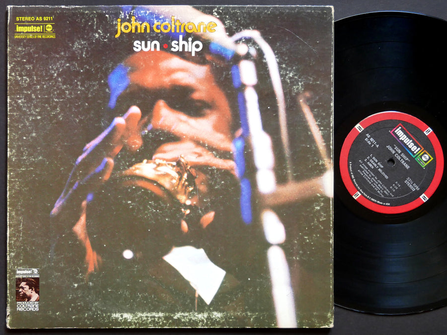 JOHN COLTRANE Sun Ship LP IMPULSE! AS-9211 US 1971 McCoy Tyner Elvin Jones