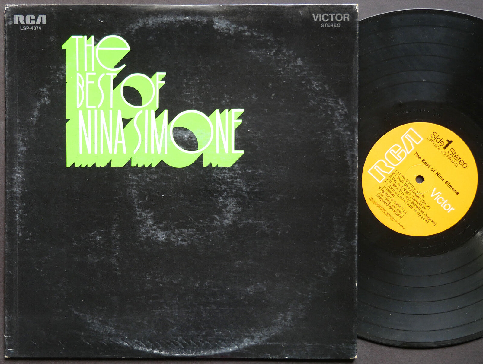 NINA SIMONE The Best Of Nina Simone LP RCA VICTOR LSP-4374 US 1970 VG+