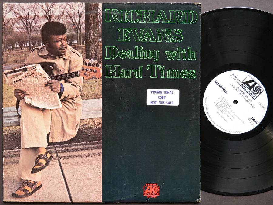 RICHARD EVANS Dealing With Hard Times LP ATLANTIC SD 1604 PROMO Billy Wooten VG+
