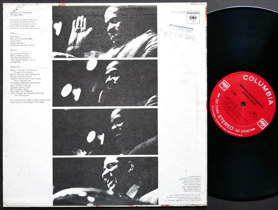MONGO SANTAMARIA Stone Soul LP COLUMBIA CS 9780 US 1969 Latin Jazz Afro-Cuban