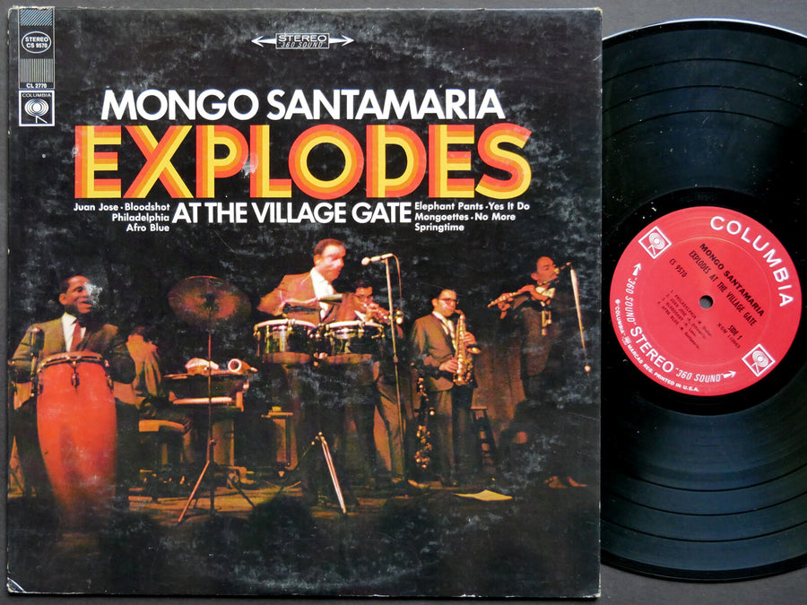 MONGO SANTAMARIA Explodes At The Village Gate LP COLUMBIA CS 9570 US 1967 PROMO