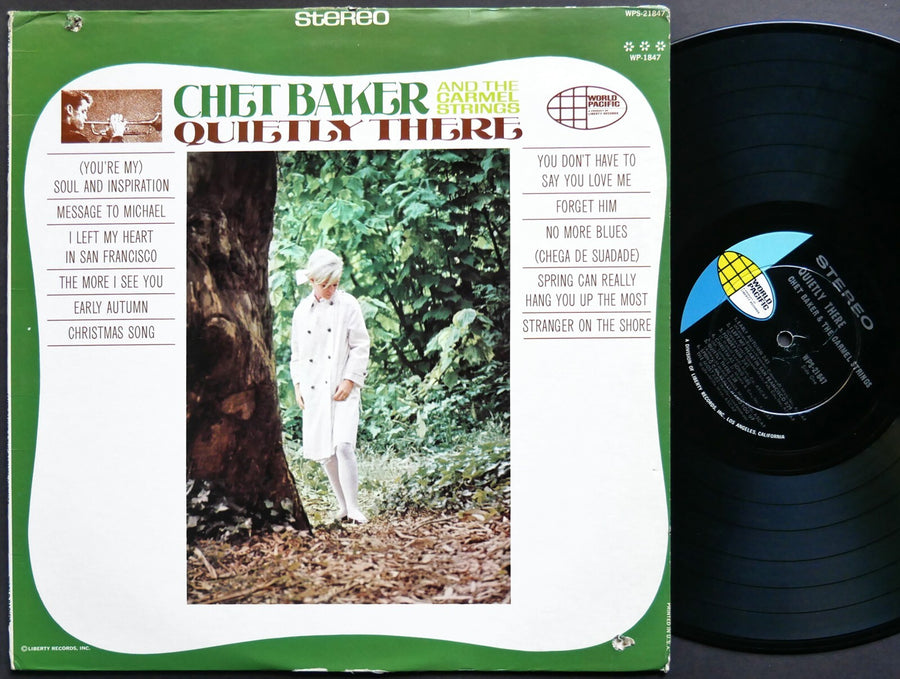 CHET BAKER and The Carmel Strings Quietly There LP WORLD PACIFIC WPS-21847 DG