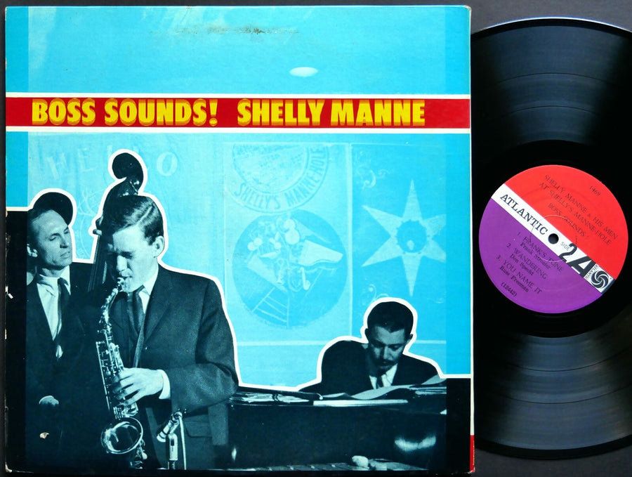 SHELLY MANNE & His Men Boss Sounds! LP ATLANTIC 1469 US 1966 MONO Russ Freeman